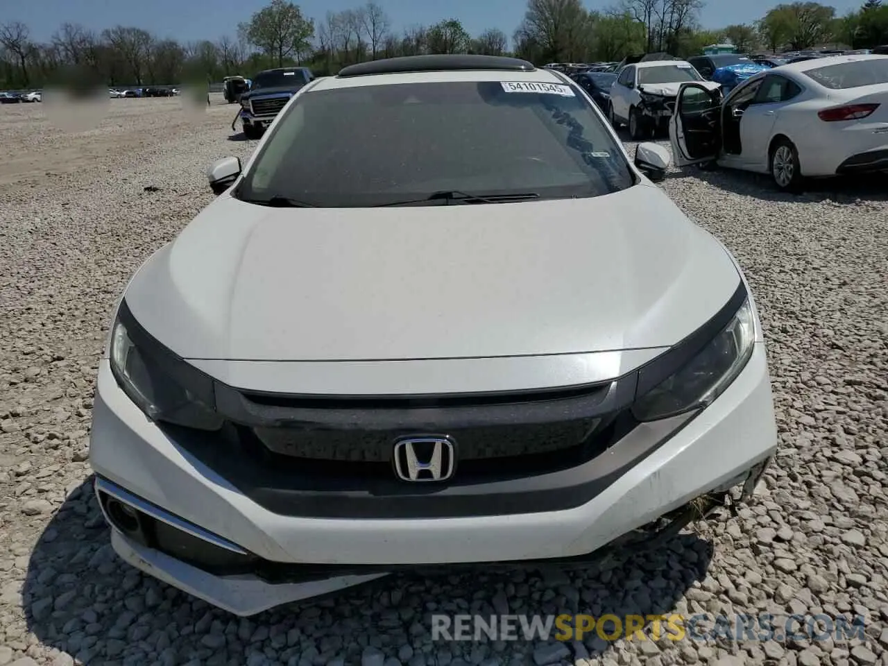 5 fotografías del automóvil dañado 19XFC1F33LE023096 HONDA CIVIC 2020
