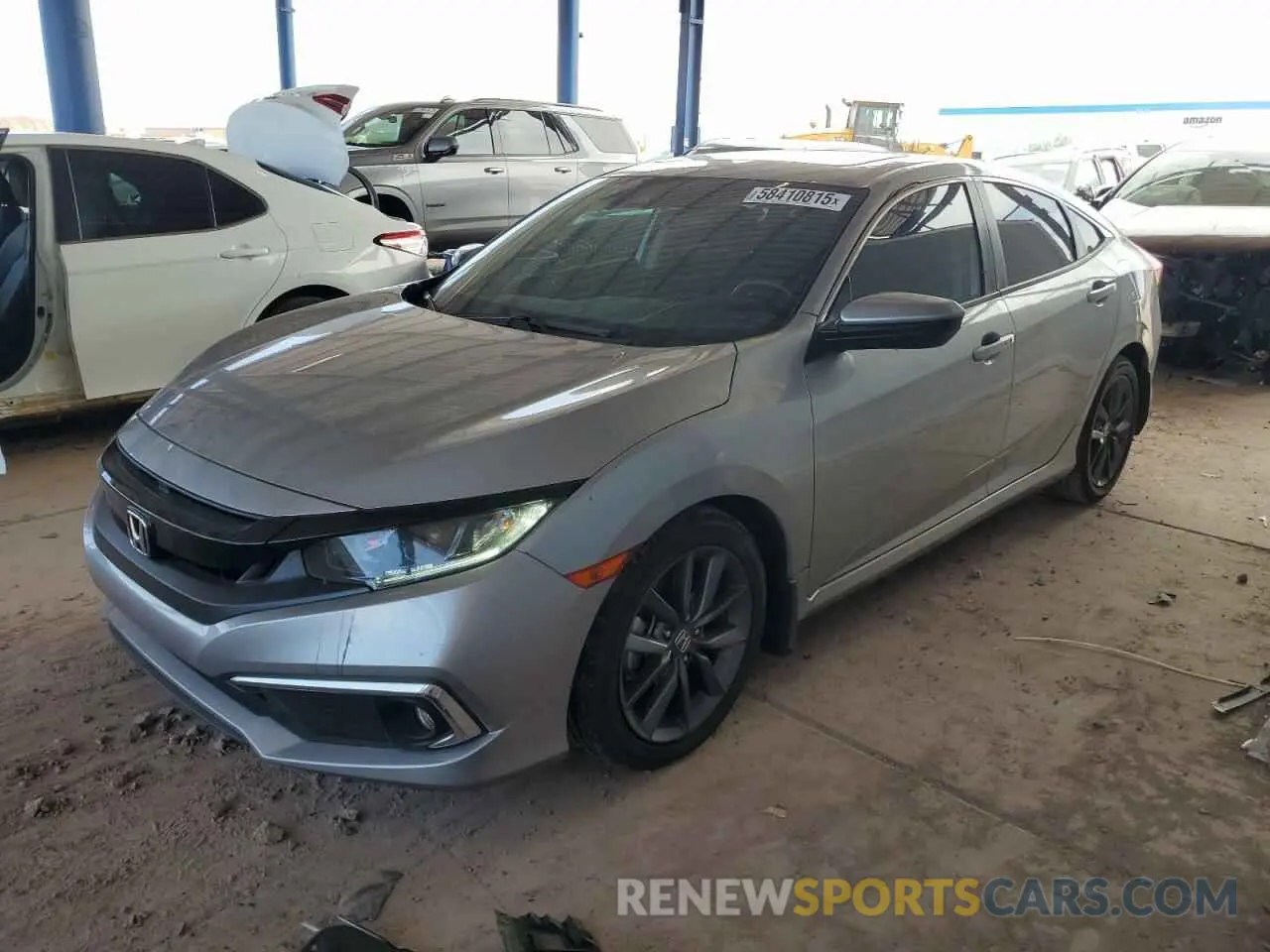 1 fotografías del automóvil dañado 19XFC1F33LE024524 HONDA CIVIC 2020