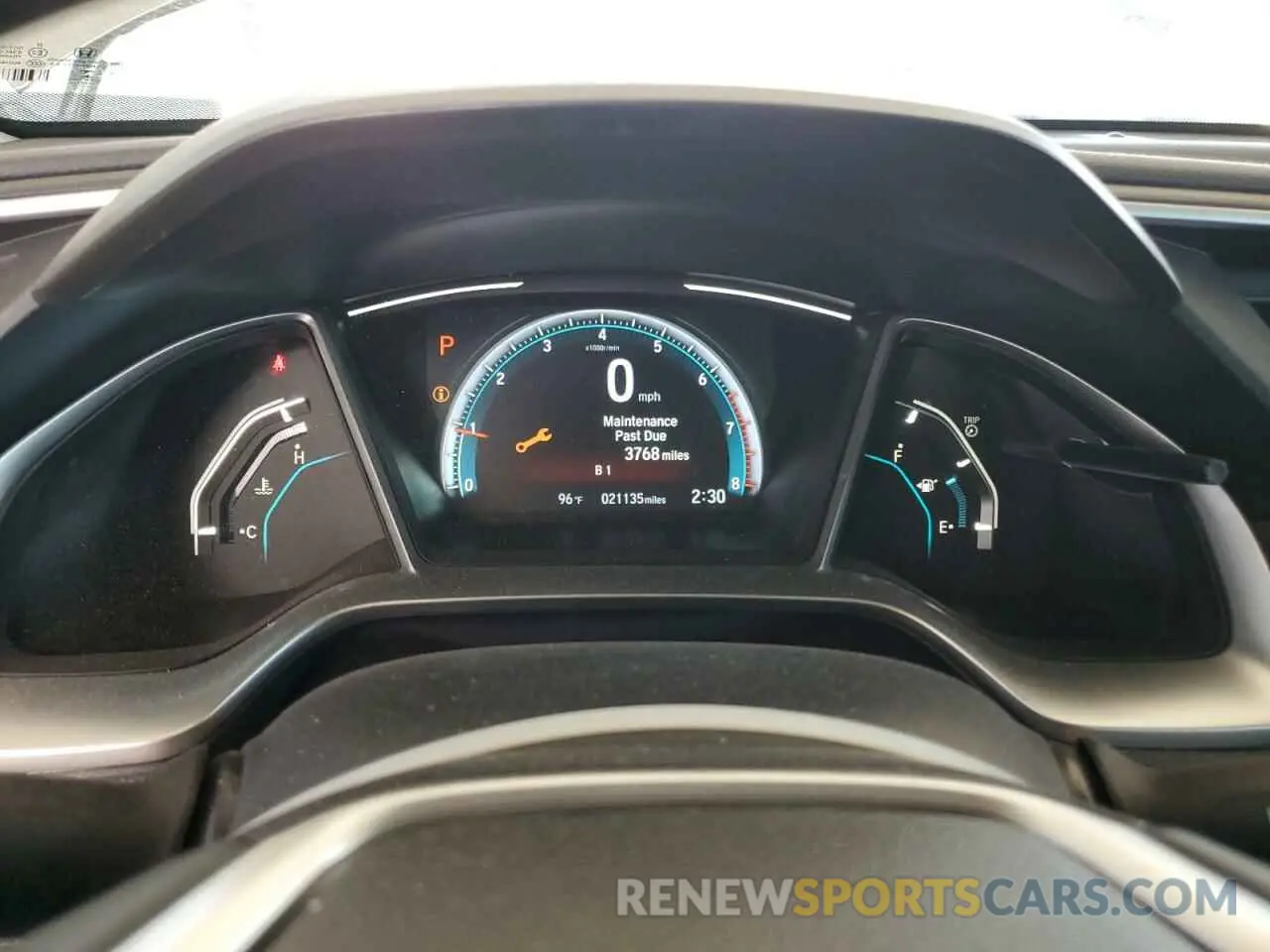 9 fotografías del automóvil dañado 19XFC1F33LE024524 HONDA CIVIC 2020
