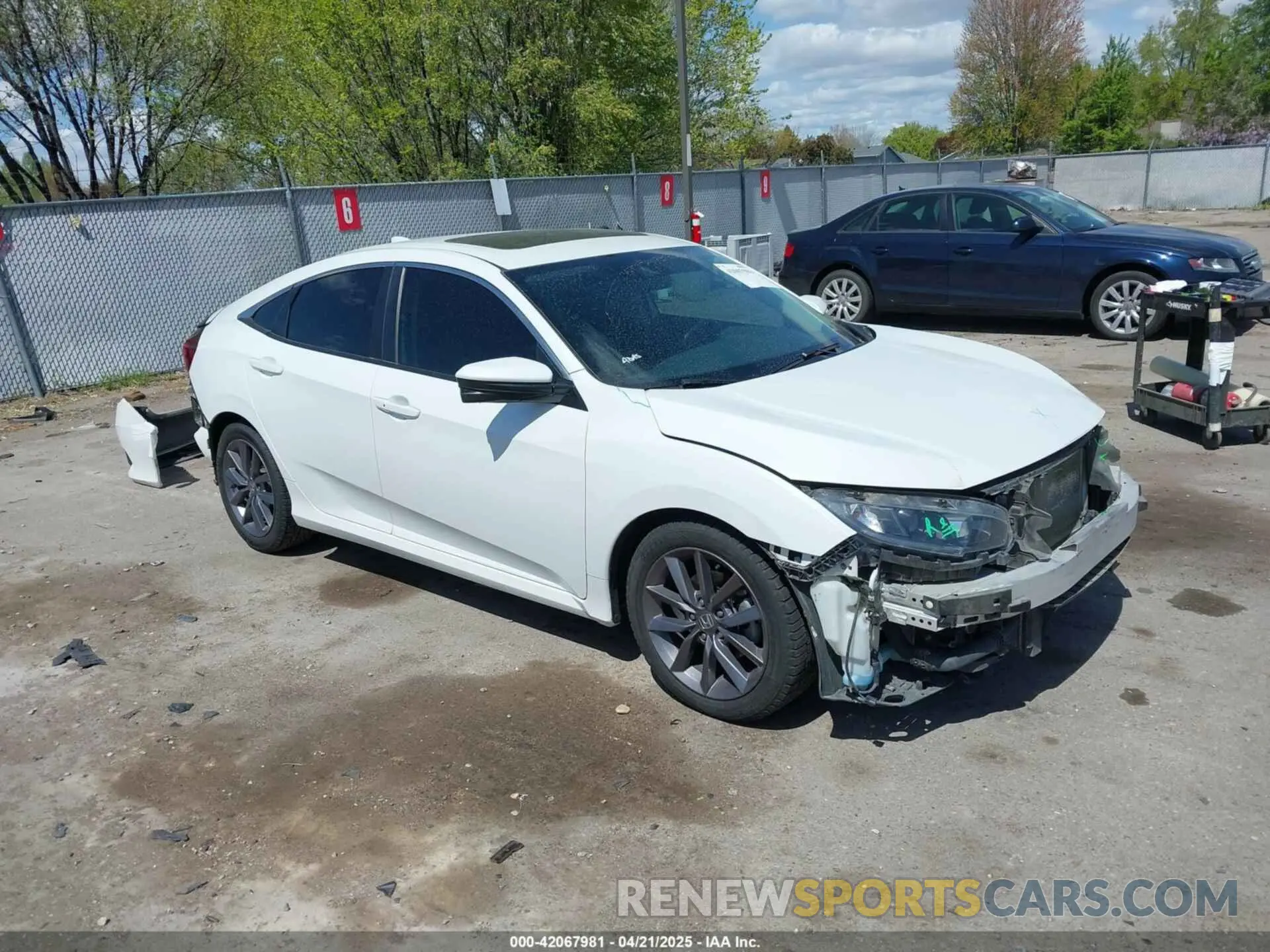1 fotografías del automóvil dañado 19XFC1F33LE205820 HONDA CIVIC 2020