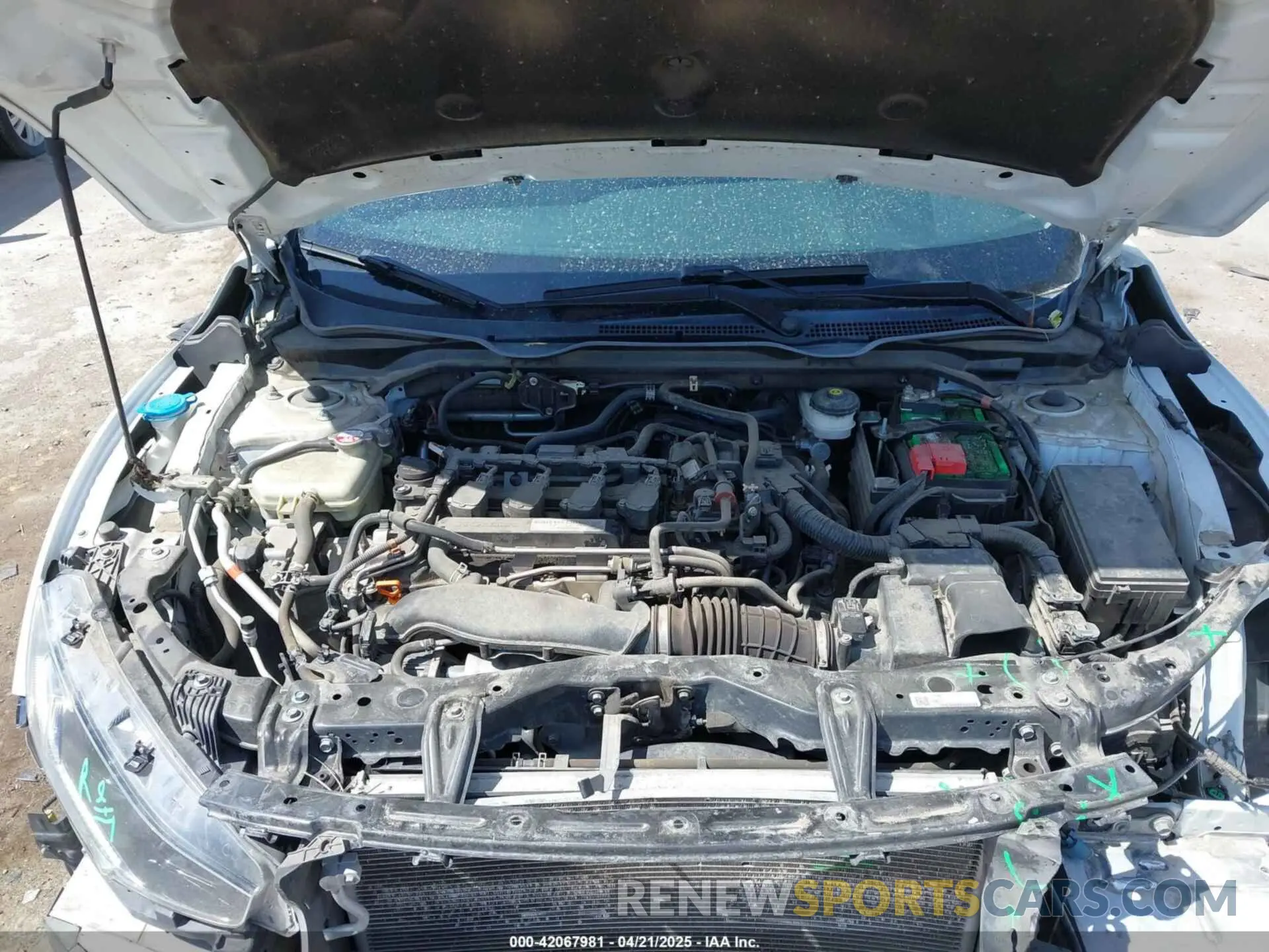 10 fotografías del automóvil dañado 19XFC1F33LE205820 HONDA CIVIC 2020