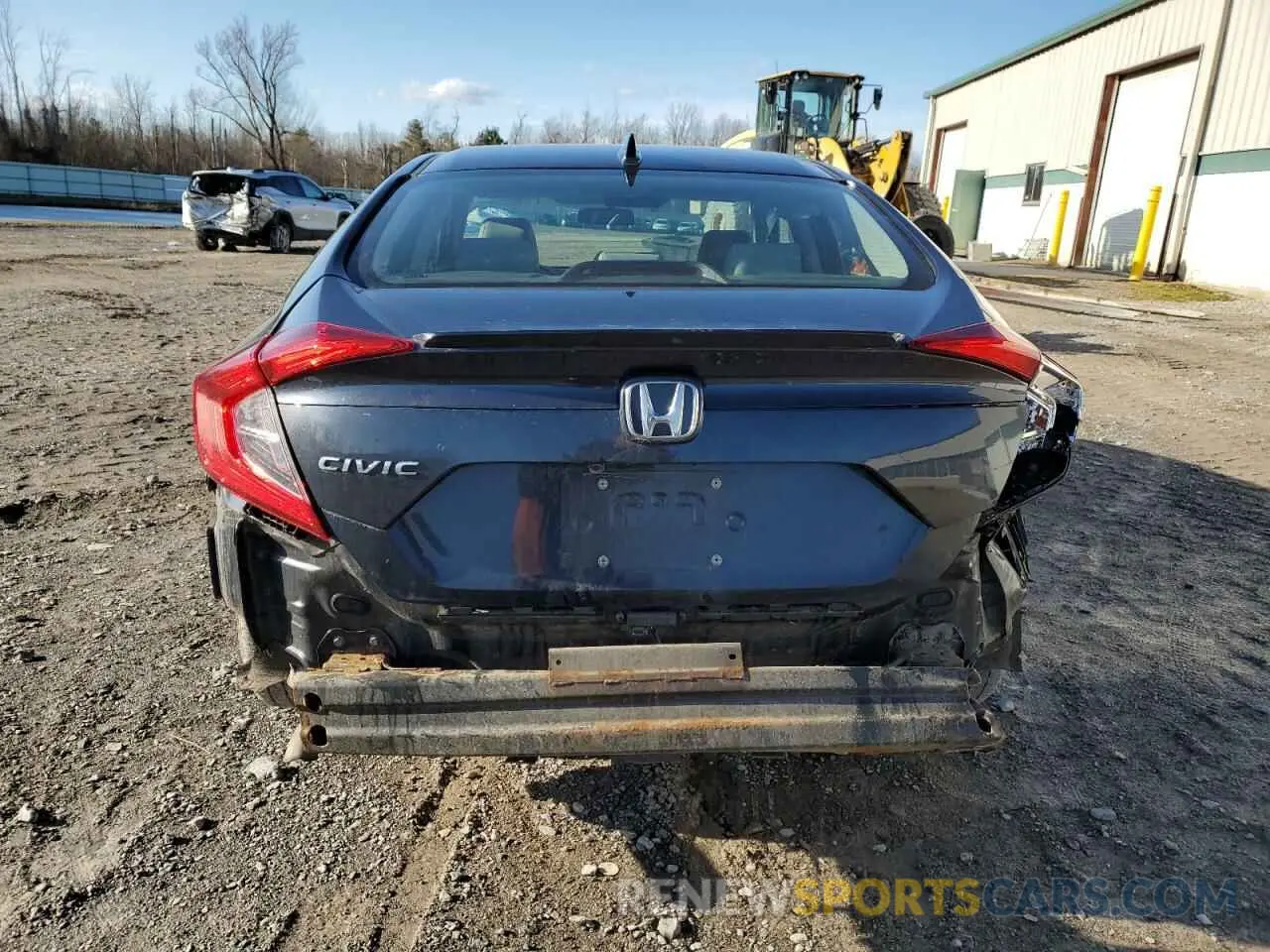 6 fotografías del automóvil dañado 19XFC1F33LE206918 HONDA CIVIC 2020
