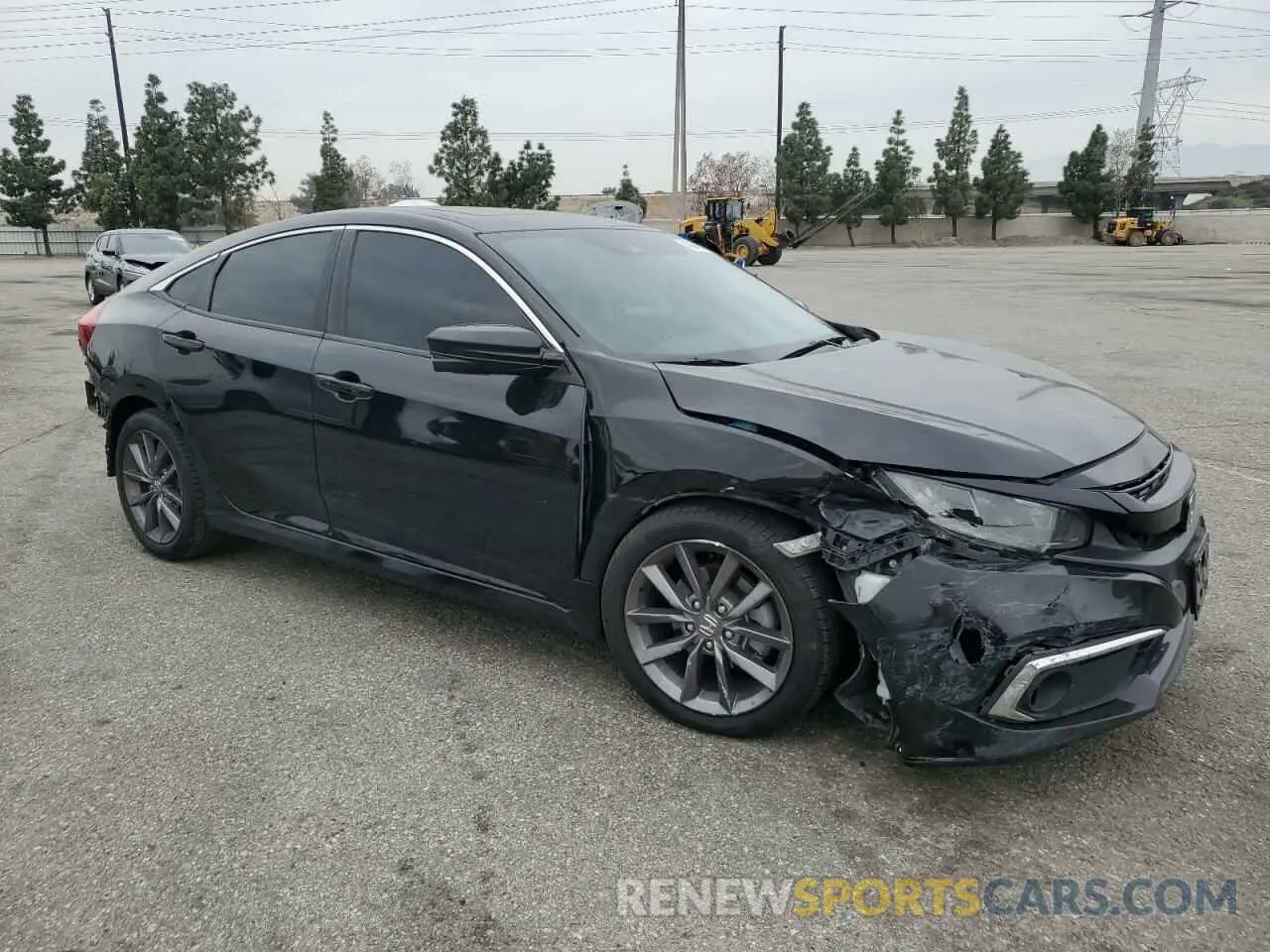 4 fotografías del automóvil dañado 19XFC1F33LE207731 HONDA CIVIC 2020