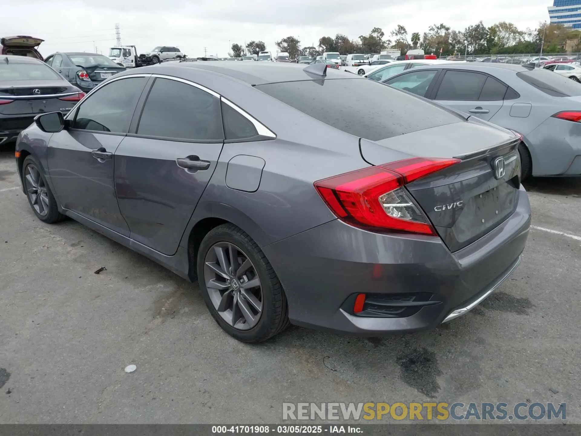 3 fotografías del automóvil dañado 19XFC1F33LE210354 HONDA CIVIC 2020