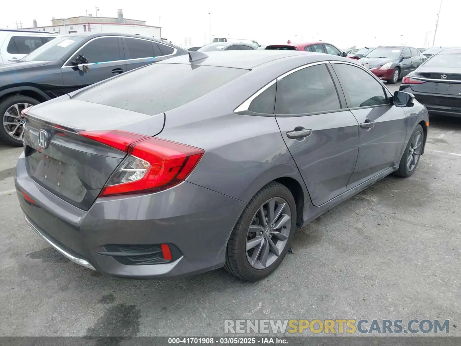 4 fotografías del automóvil dañado 19XFC1F33LE210354 HONDA CIVIC 2020