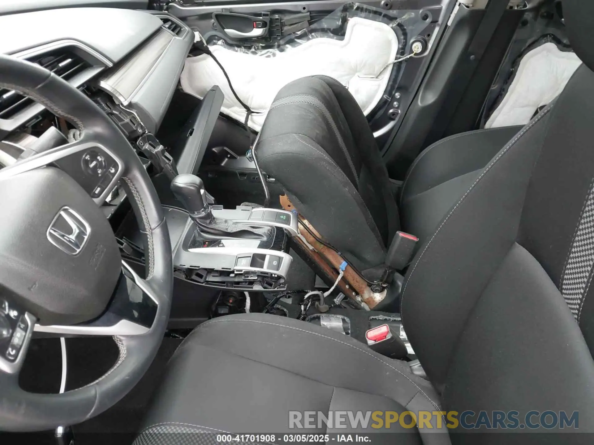 6 fotografías del automóvil dañado 19XFC1F33LE210354 HONDA CIVIC 2020