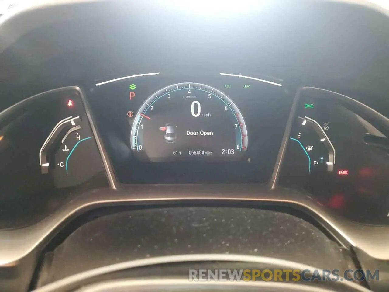 9 fotografías del automóvil dañado 19XFC1F33LE212069 HONDA CIVIC 2020