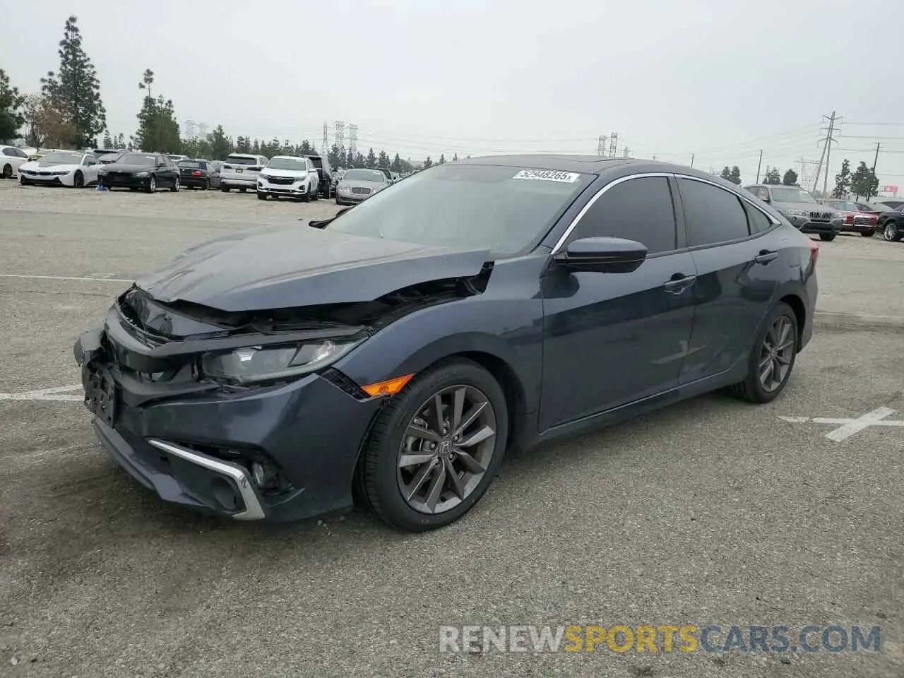 1 fotografías del automóvil dañado 19XFC1F33LE221547 HONDA CIVIC 2020