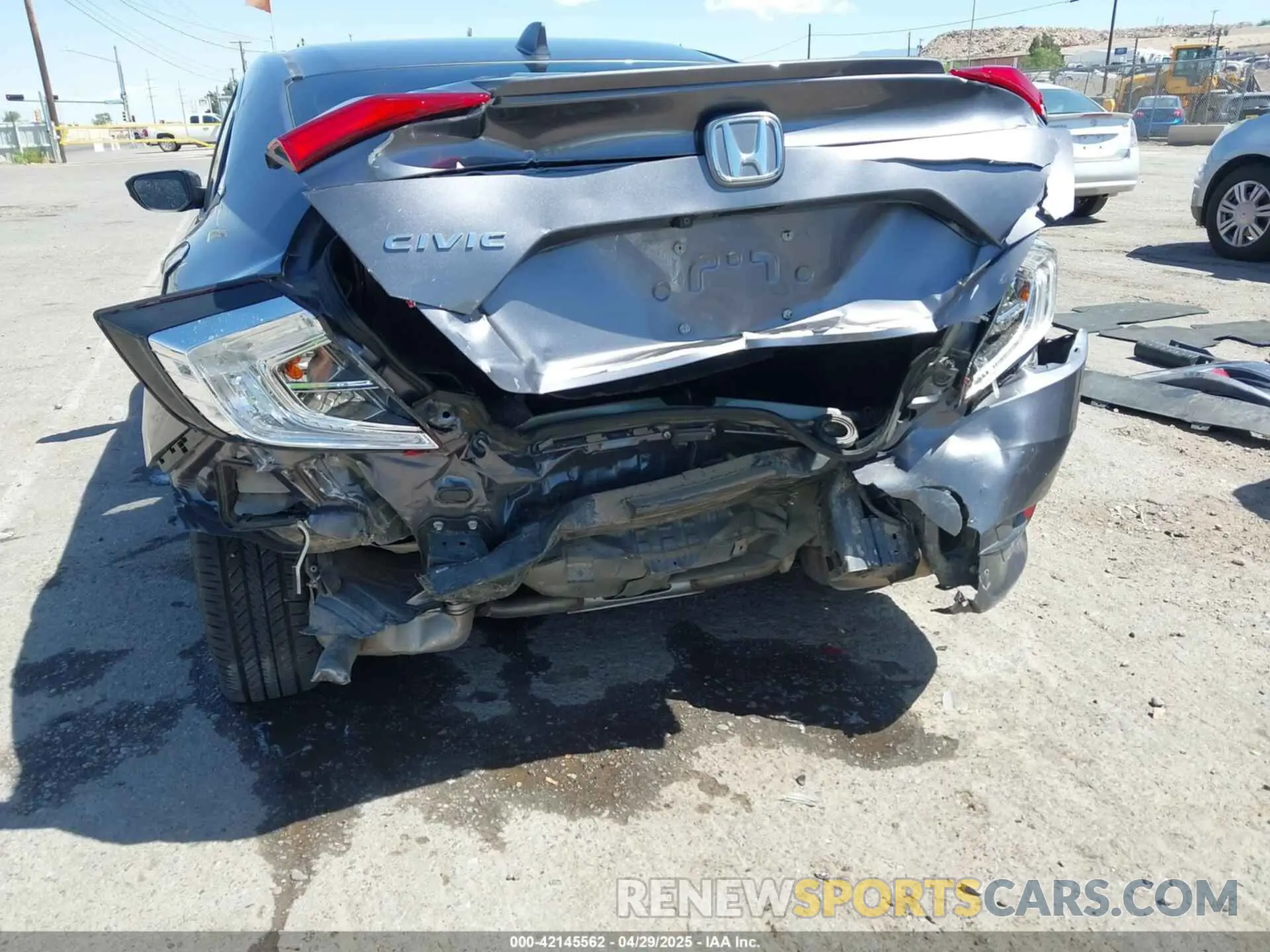 6 fotografías del automóvil dañado 19XFC1F34LE002404 HONDA CIVIC 2020