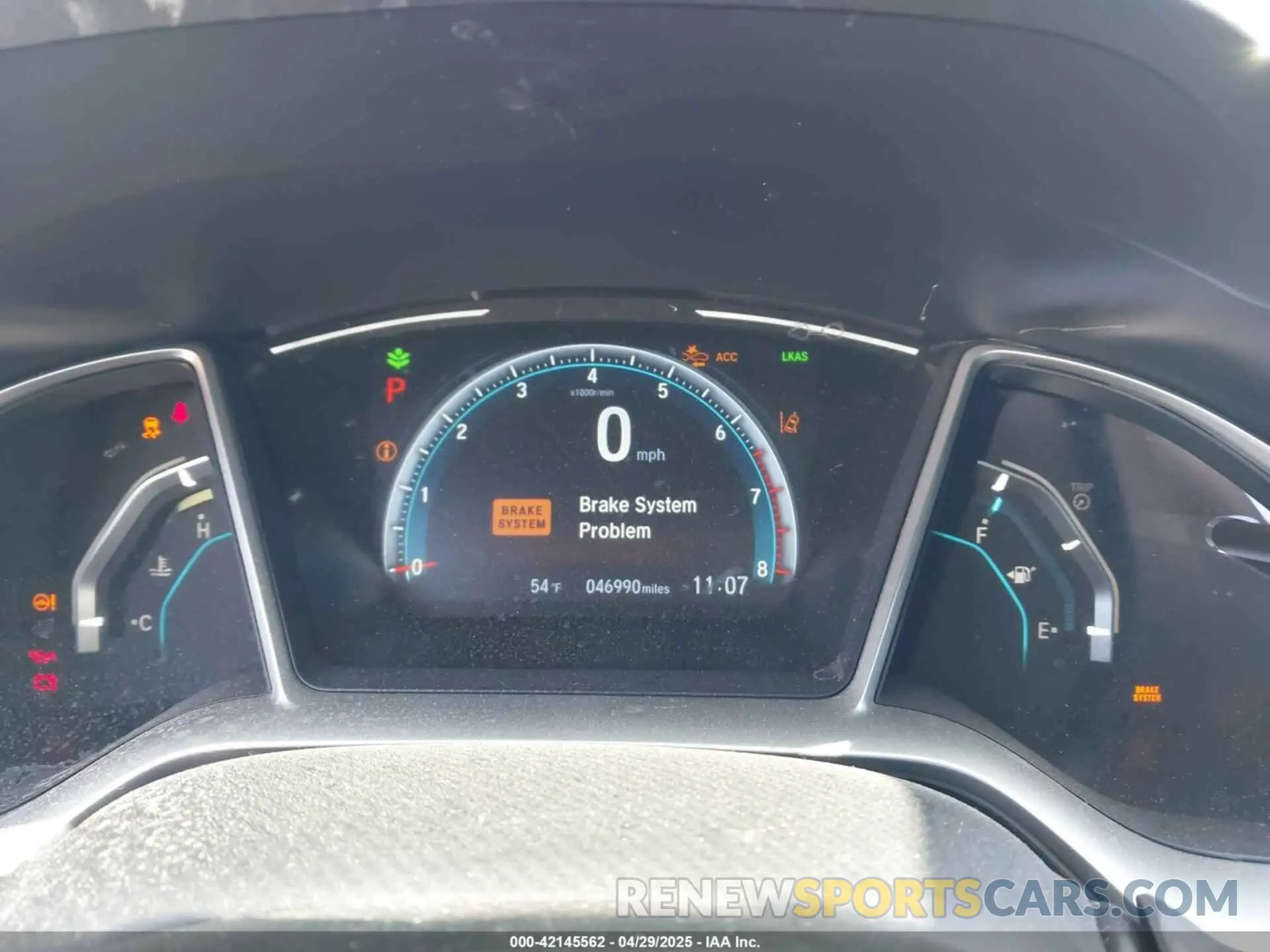 7 fotografías del automóvil dañado 19XFC1F34LE002404 HONDA CIVIC 2020