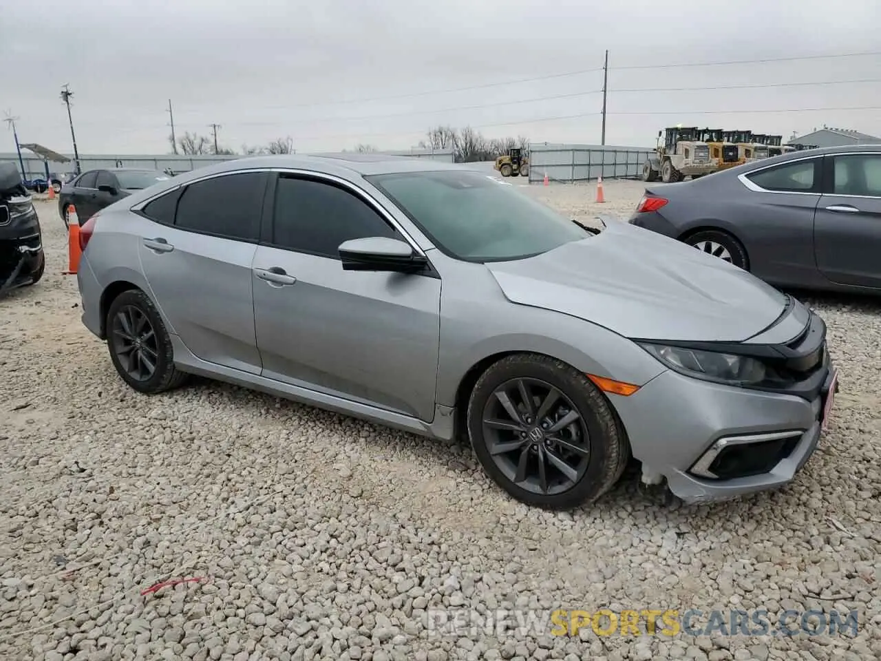 4 fotografías del automóvil dañado 19XFC1F34LE018523 HONDA CIVIC 2020
