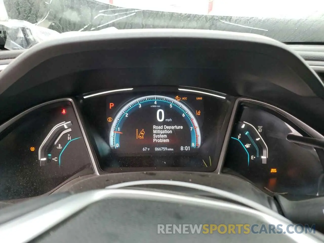 9 fotografías del automóvil dañado 19XFC1F34LE018523 HONDA CIVIC 2020