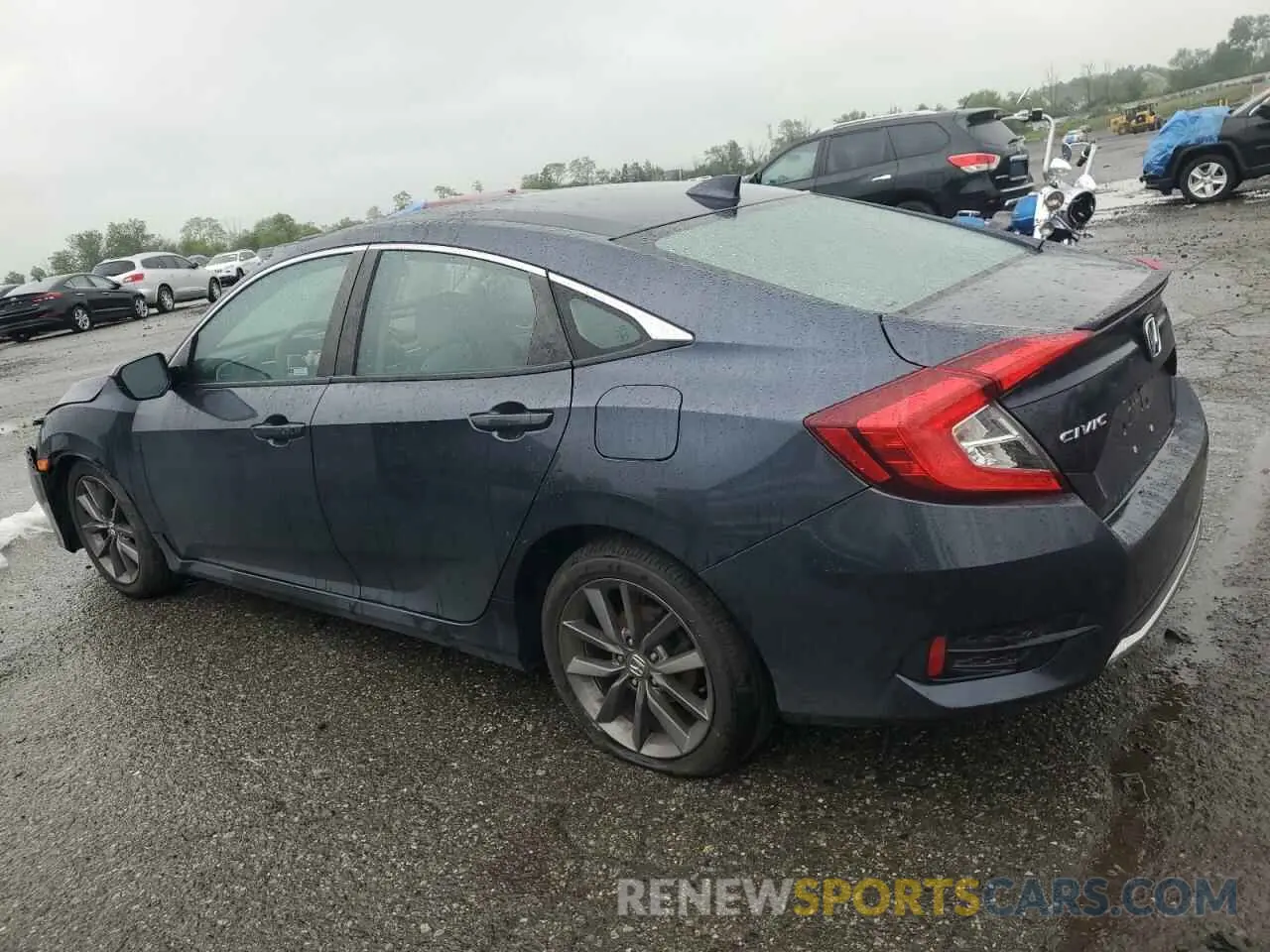 2 fotografías del automóvil dañado 19XFC1F34LE209973 HONDA CIVIC 2020