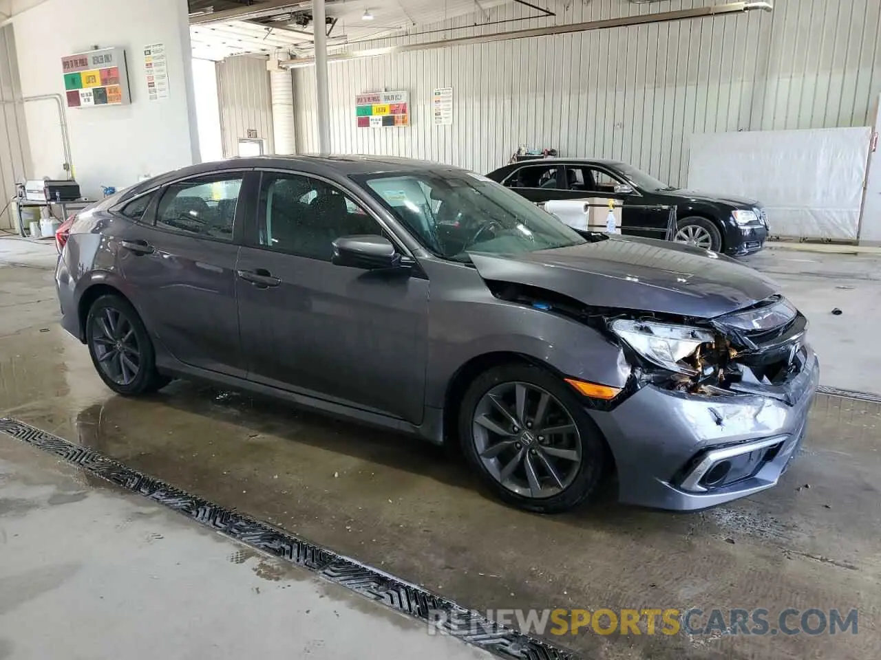 4 fotografías del automóvil dañado 19XFC1F34LE210363 HONDA CIVIC 2020