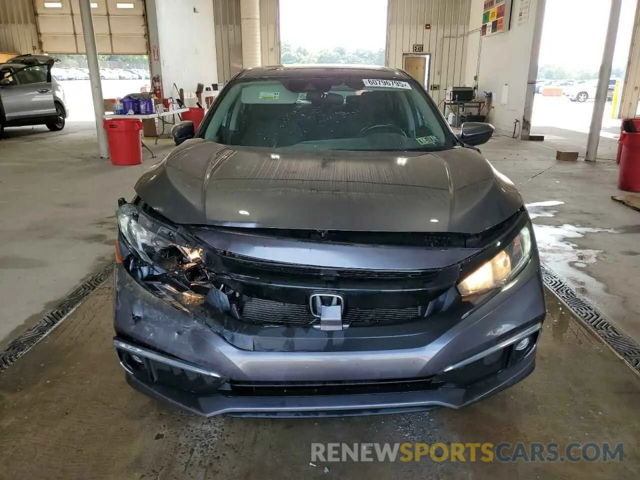 5 fotografías del automóvil dañado 19XFC1F34LE210363 HONDA CIVIC 2020