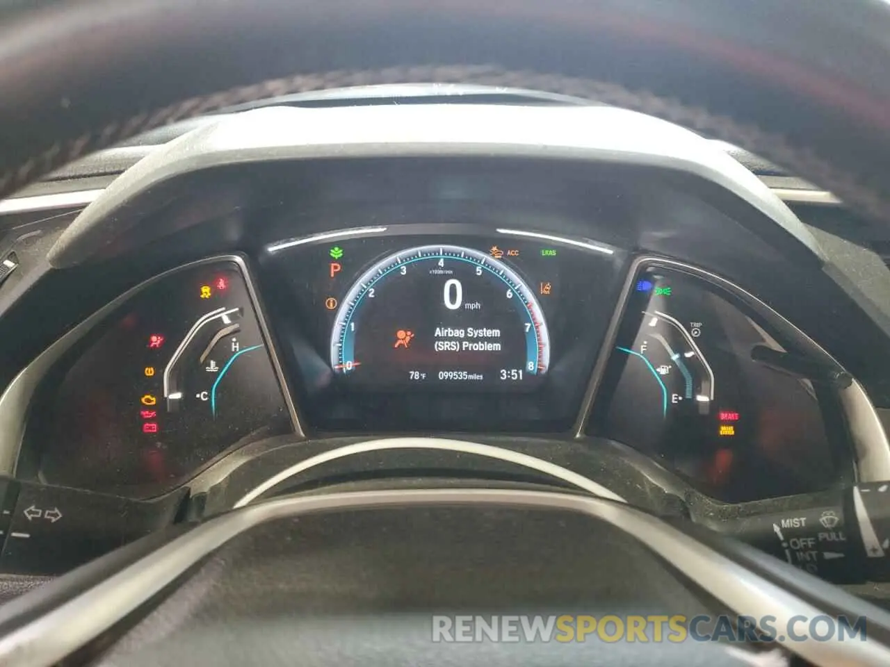 9 fotografías del automóvil dañado 19XFC1F34LE210363 HONDA CIVIC 2020