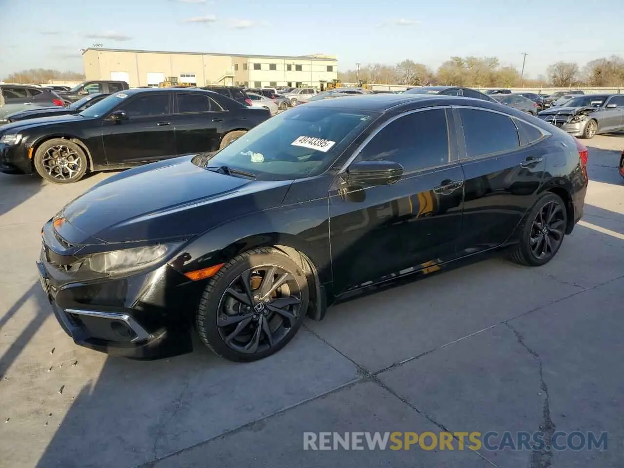 1 fotografías del automóvil dañado 19XFC1F35LE003836 HONDA CIVIC 2020