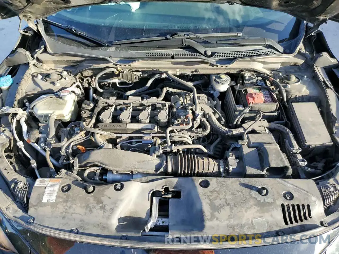 11 fotografías del automóvil dañado 19XFC1F35LE003836 HONDA CIVIC 2020