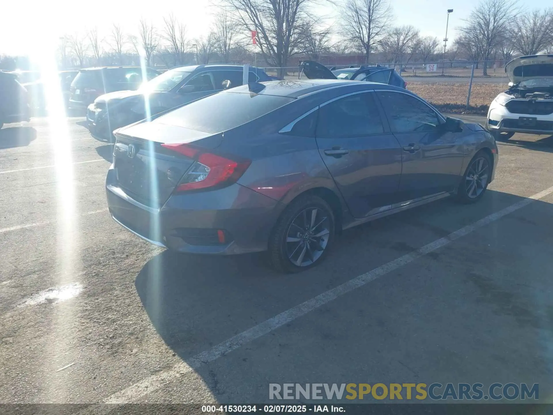 4 fotografías del automóvil dañado 19XFC1F35LE201459 HONDA CIVIC 2020