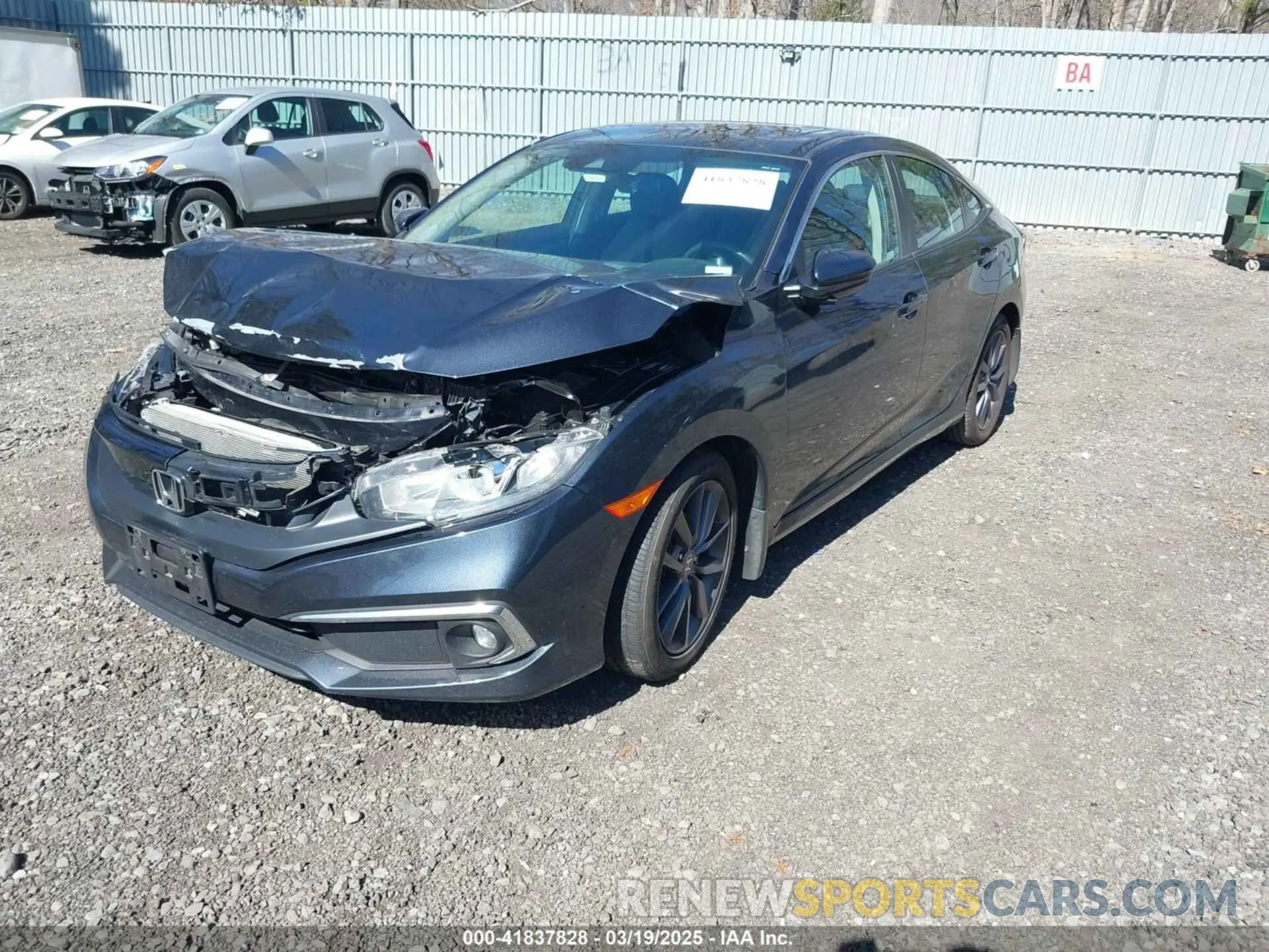 2 fotografías del automóvil dañado 19XFC1F35LE208055 HONDA CIVIC 2020