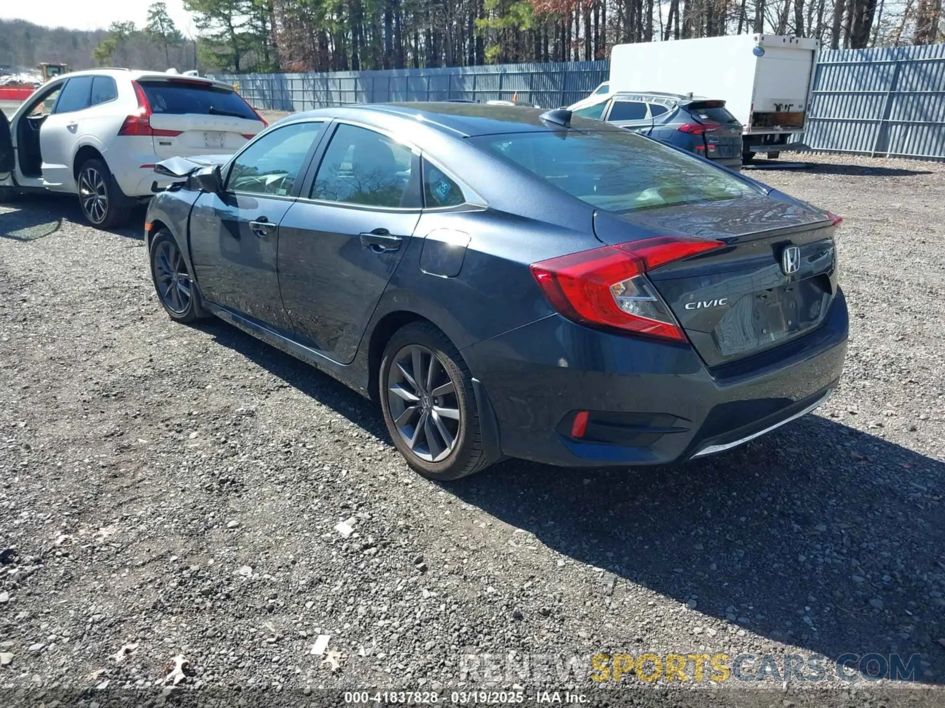 3 fotografías del automóvil dañado 19XFC1F35LE208055 HONDA CIVIC 2020