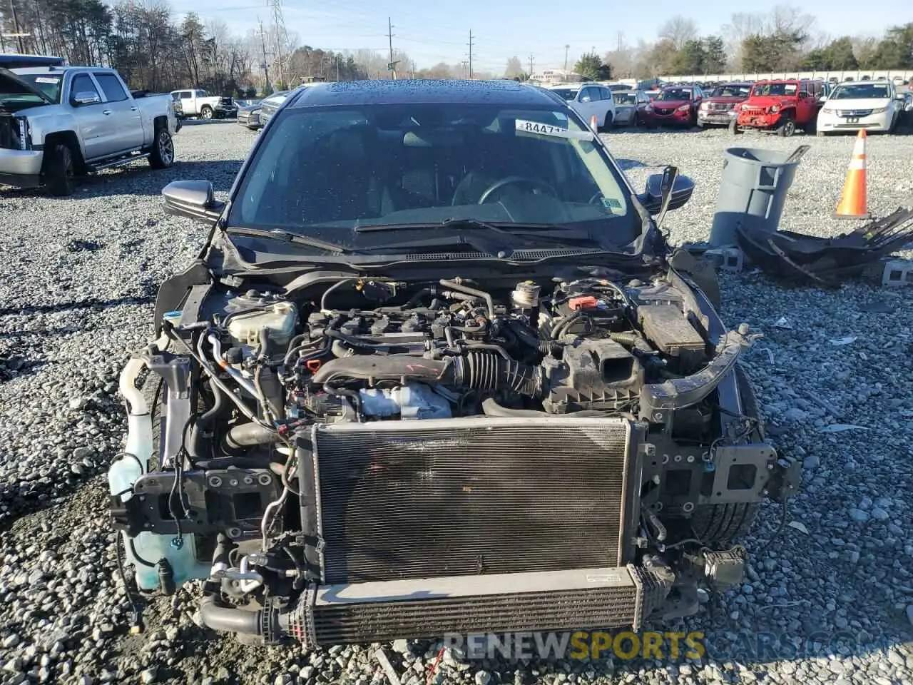 5 fotografías del automóvil dañado 19XFC1F36LE011850 HONDA CIVIC 2020