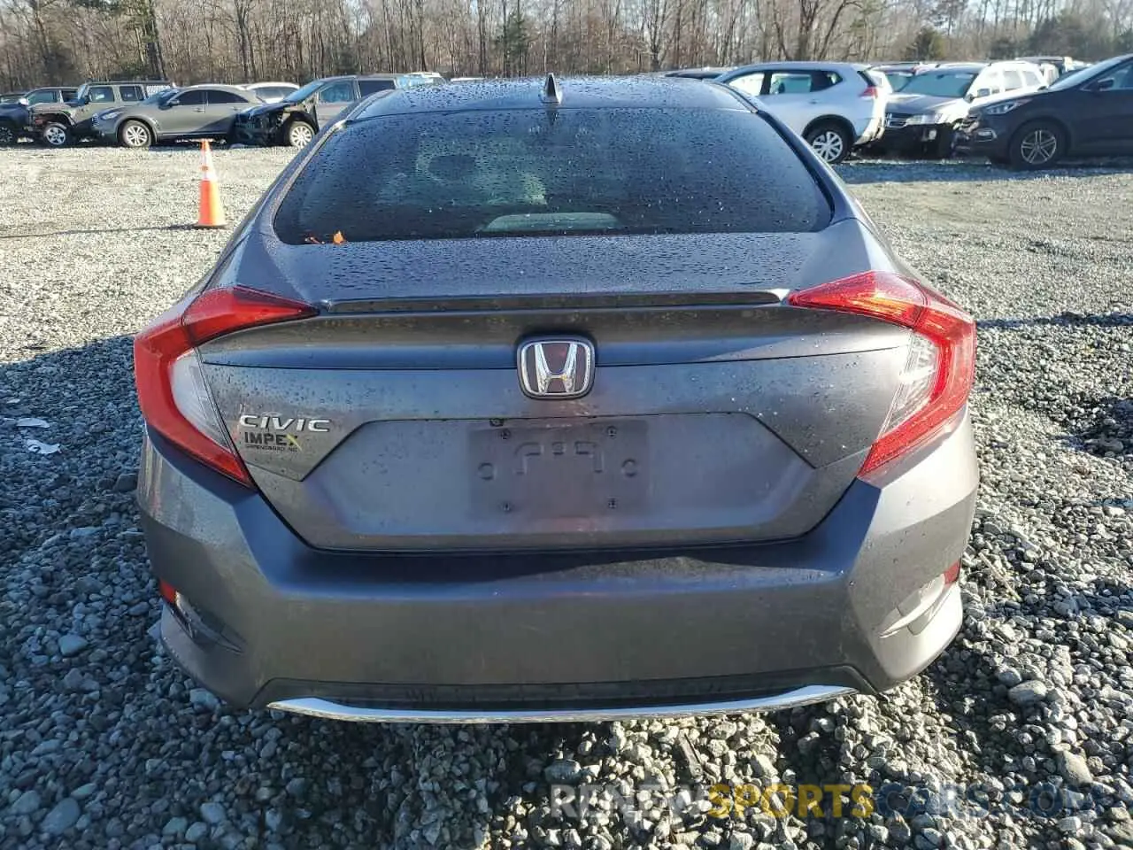 6 fotografías del automóvil dañado 19XFC1F36LE011850 HONDA CIVIC 2020