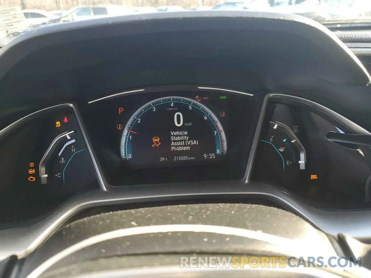 9 fotografías del automóvil dañado 19XFC1F36LE011850 HONDA CIVIC 2020