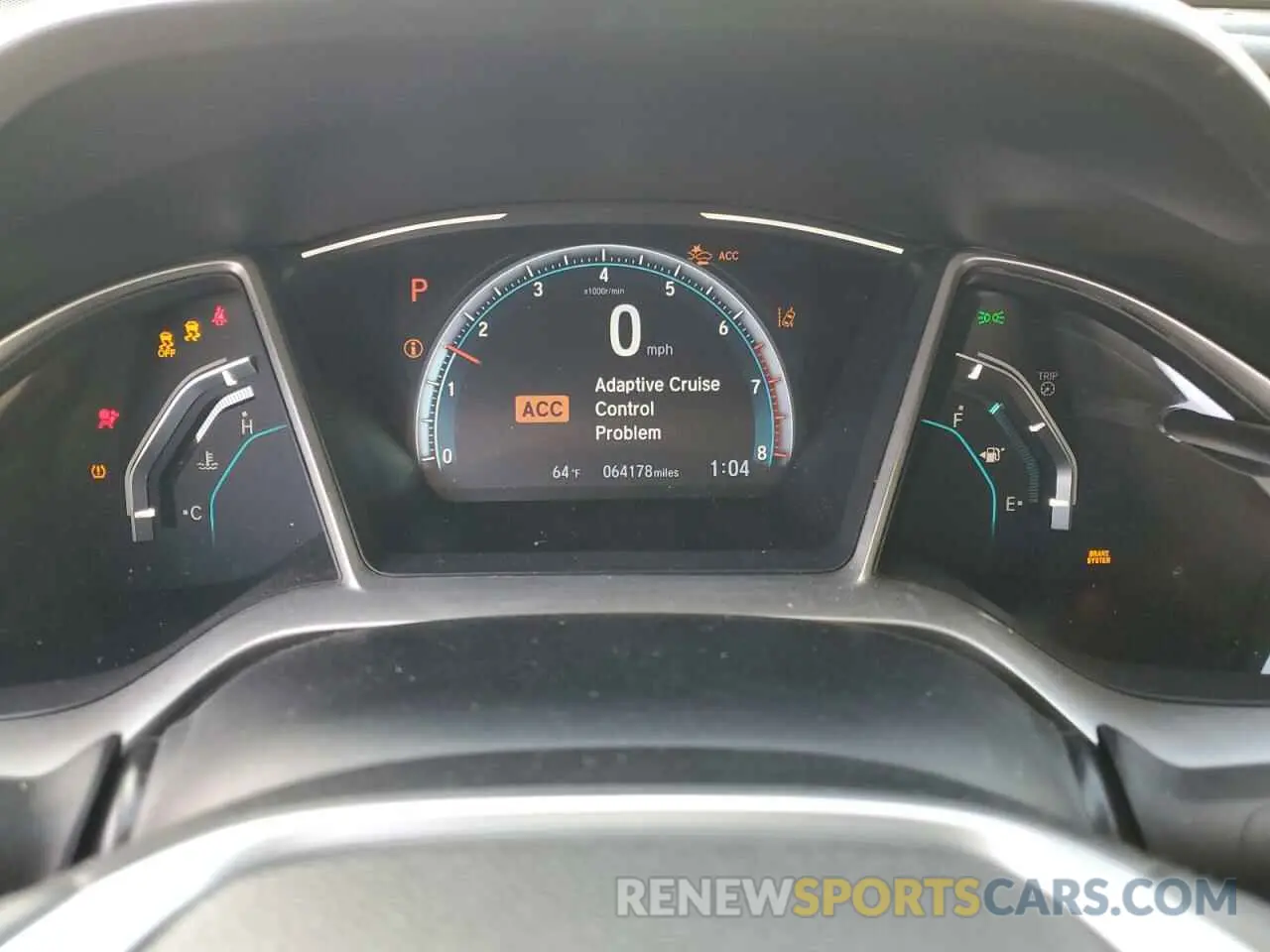 9 fotografías del automóvil dañado 19XFC1F36LE201034 HONDA CIVIC 2020