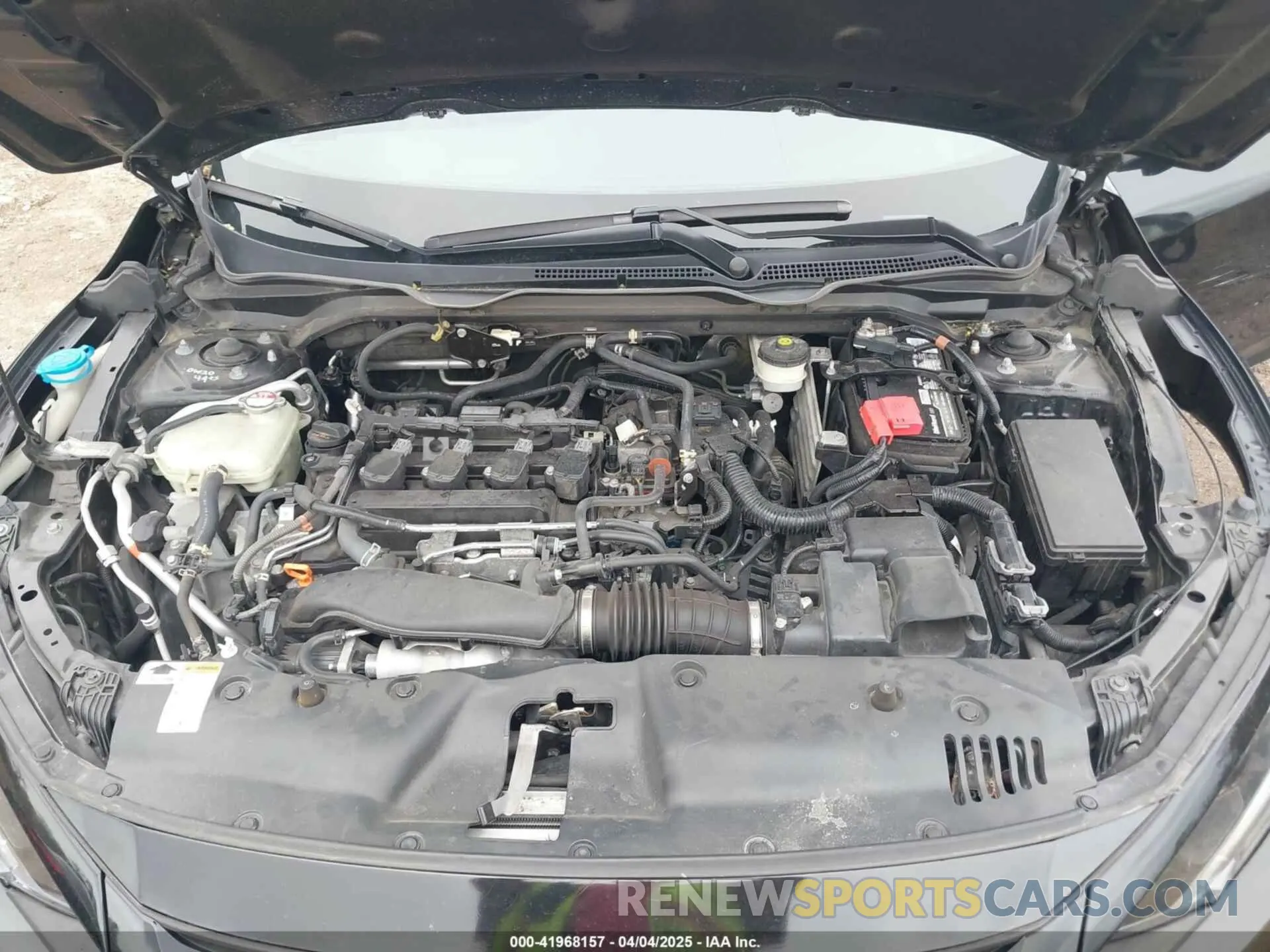 10 fotografías del automóvil dañado 19XFC1F36LE219033 HONDA CIVIC 2020
