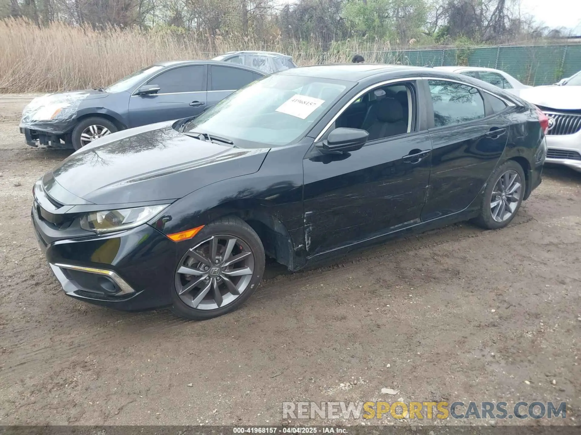 2 fotografías del automóvil dañado 19XFC1F36LE219033 HONDA CIVIC 2020