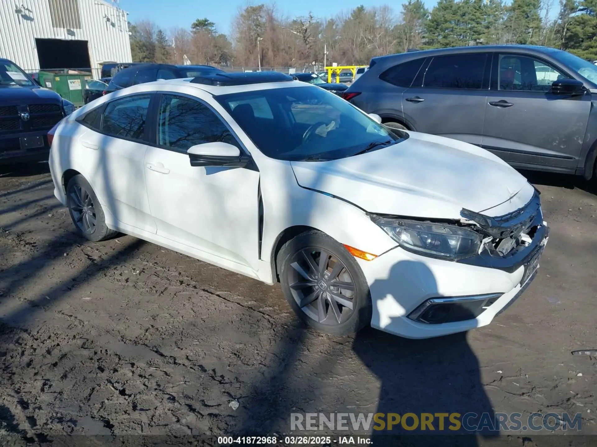 1 fotografías del automóvil dañado 19XFC1F36LE220201 HONDA CIVIC 2020