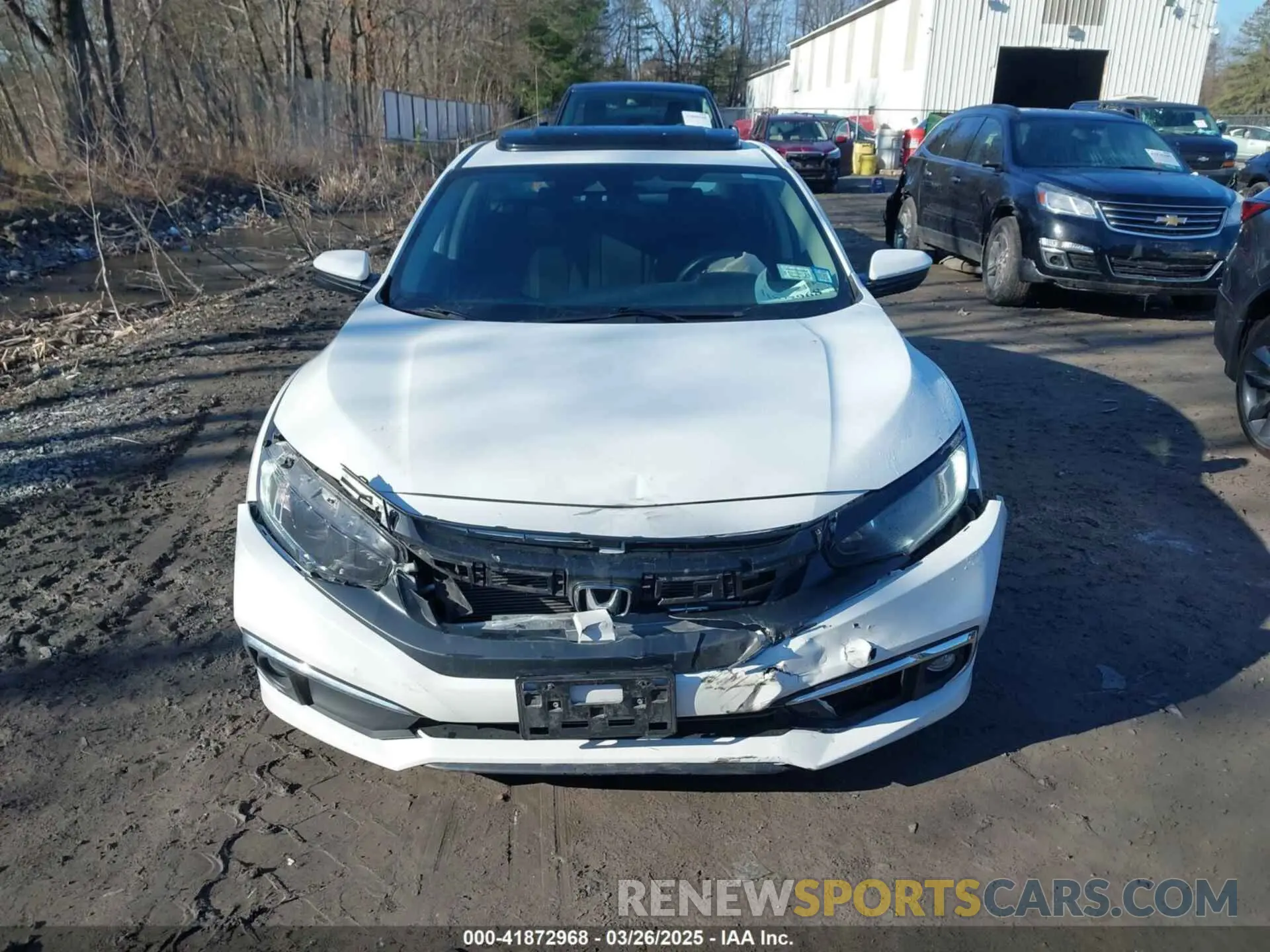 12 fotografías del automóvil dañado 19XFC1F36LE220201 HONDA CIVIC 2020