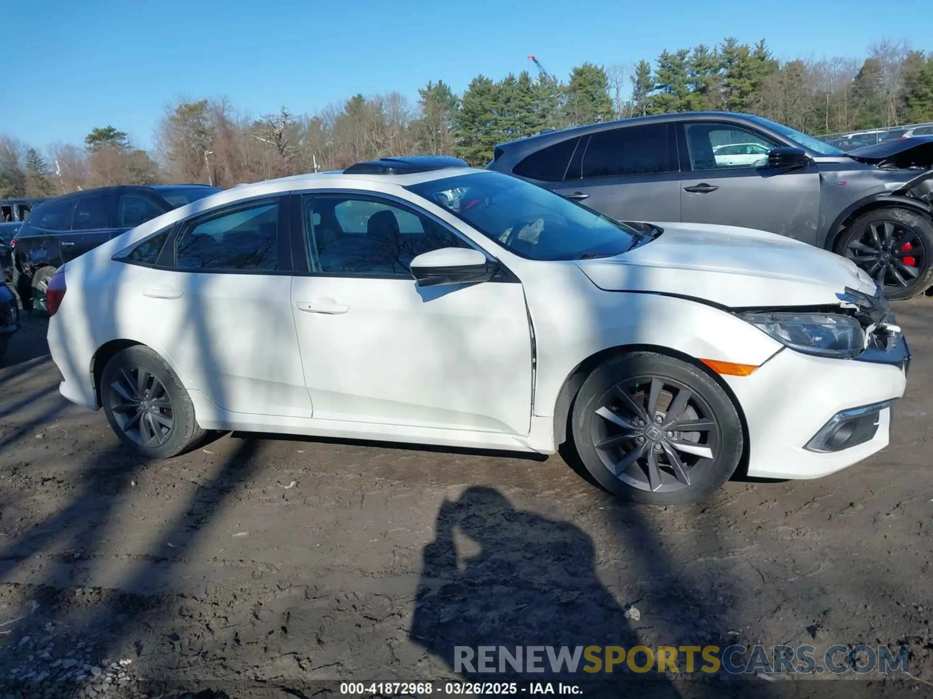 13 fotografías del automóvil dañado 19XFC1F36LE220201 HONDA CIVIC 2020