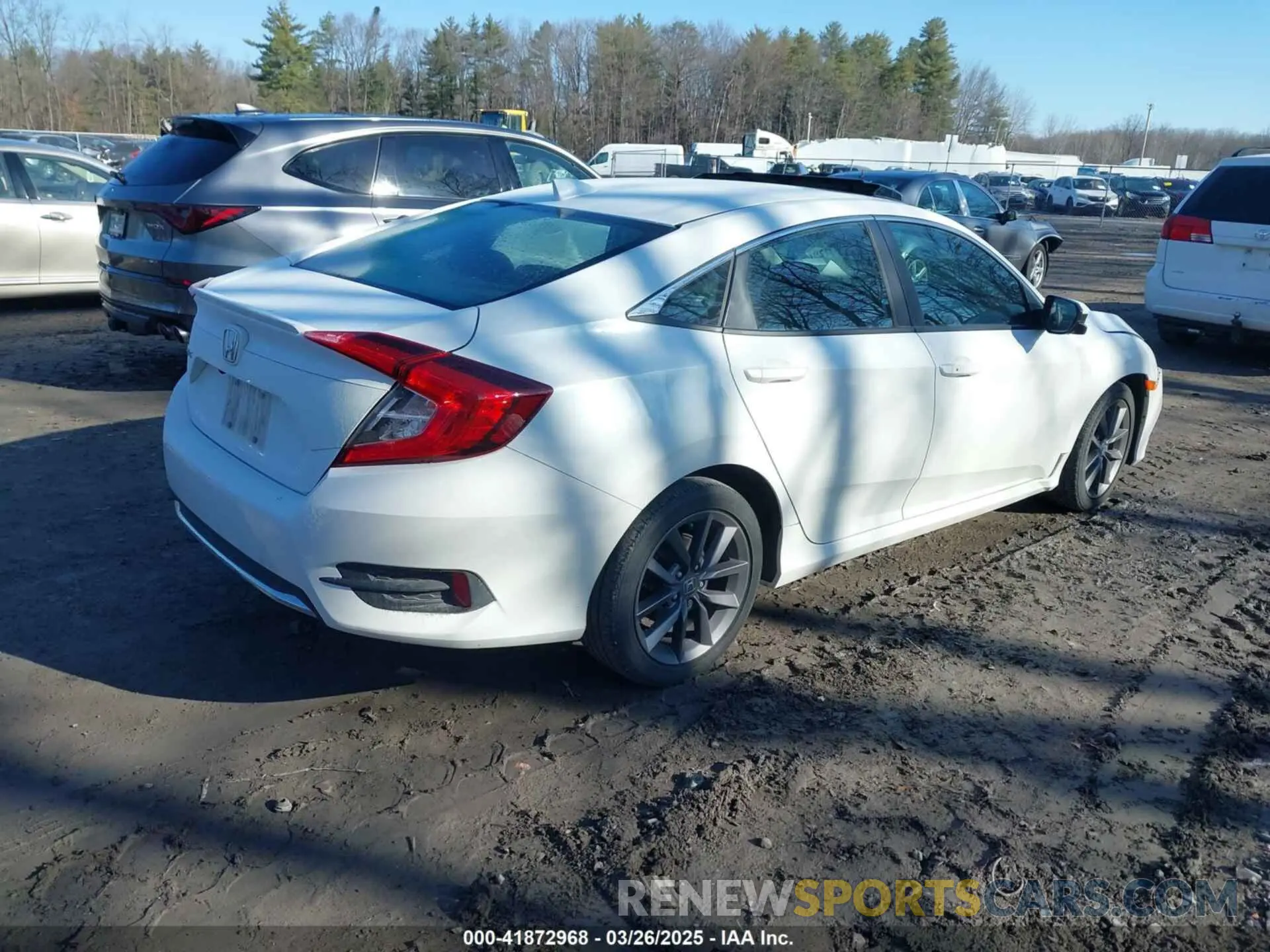 4 fotografías del automóvil dañado 19XFC1F36LE220201 HONDA CIVIC 2020