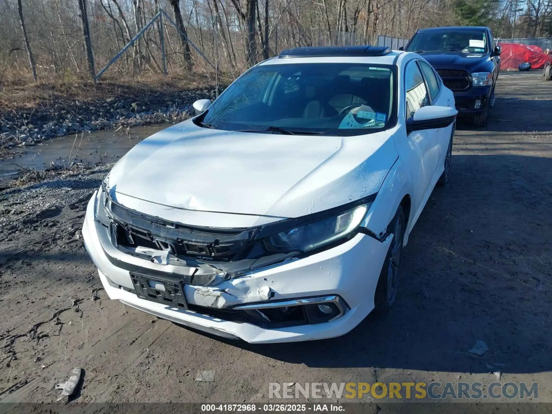 6 fotografías del automóvil dañado 19XFC1F36LE220201 HONDA CIVIC 2020
