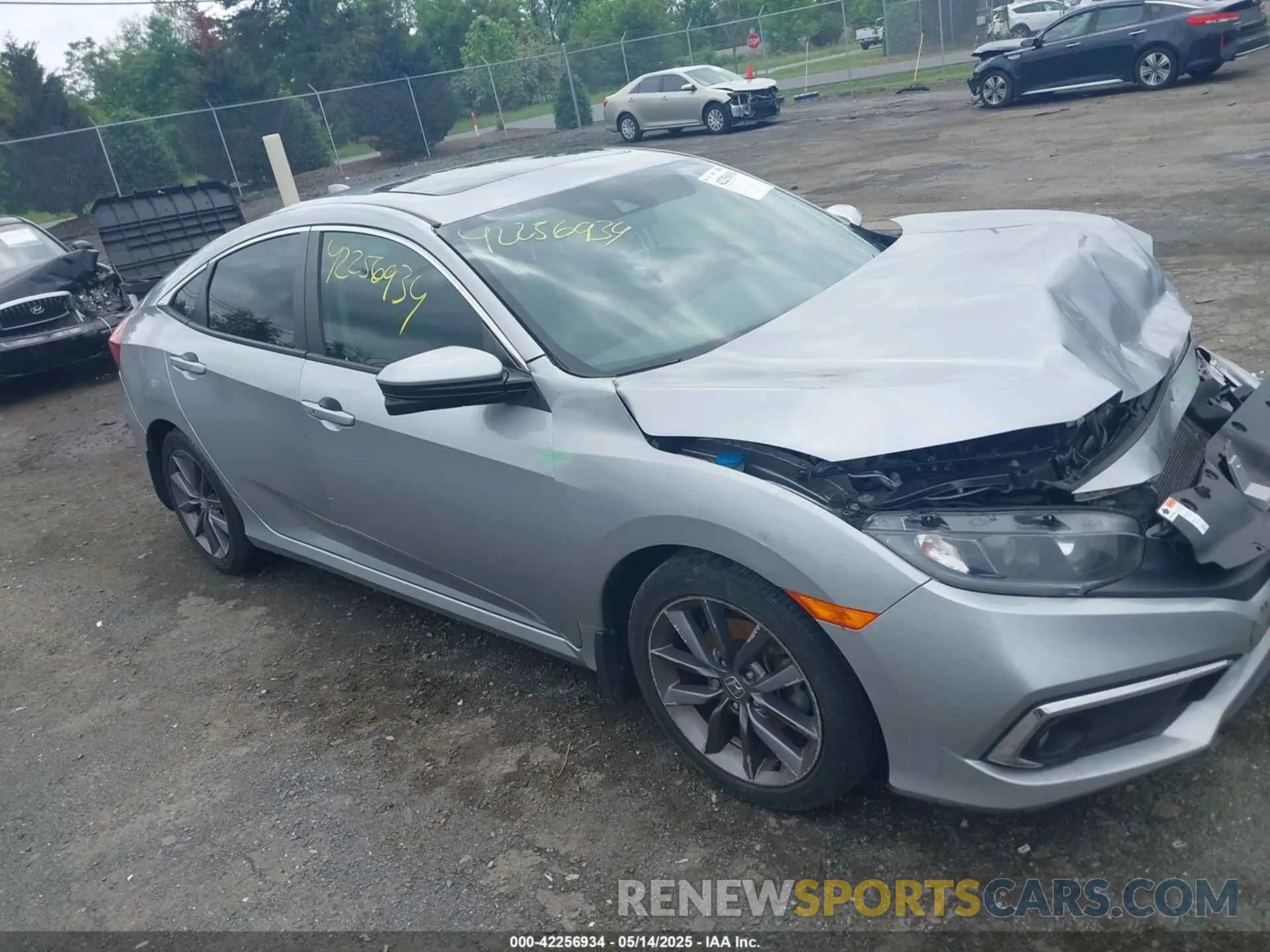 1 fotografías del automóvil dañado 19XFC1F37LE010982 HONDA CIVIC 2020
