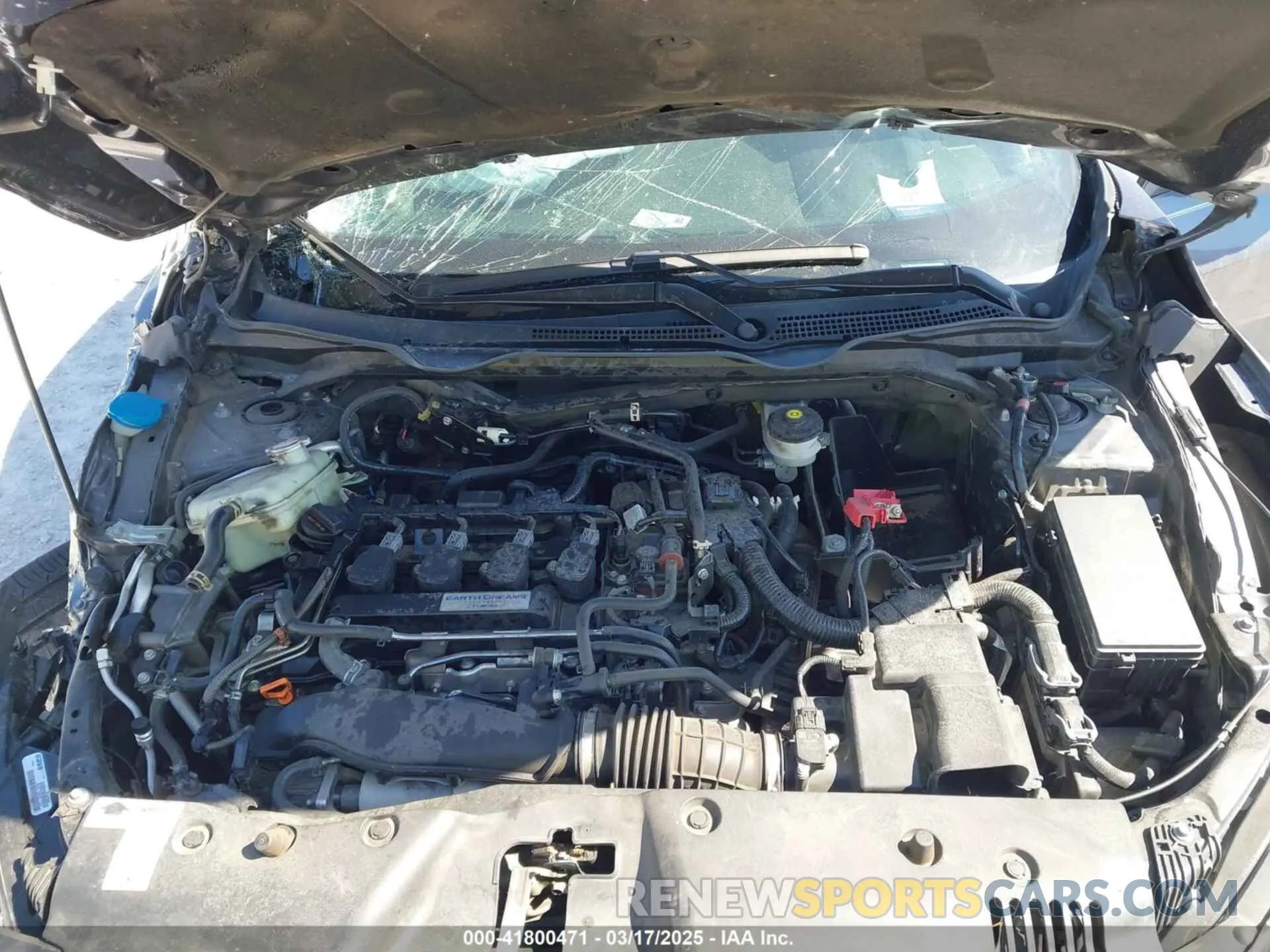 10 fotografías del automóvil dañado 19XFC1F37LE015499 HONDA CIVIC 2020