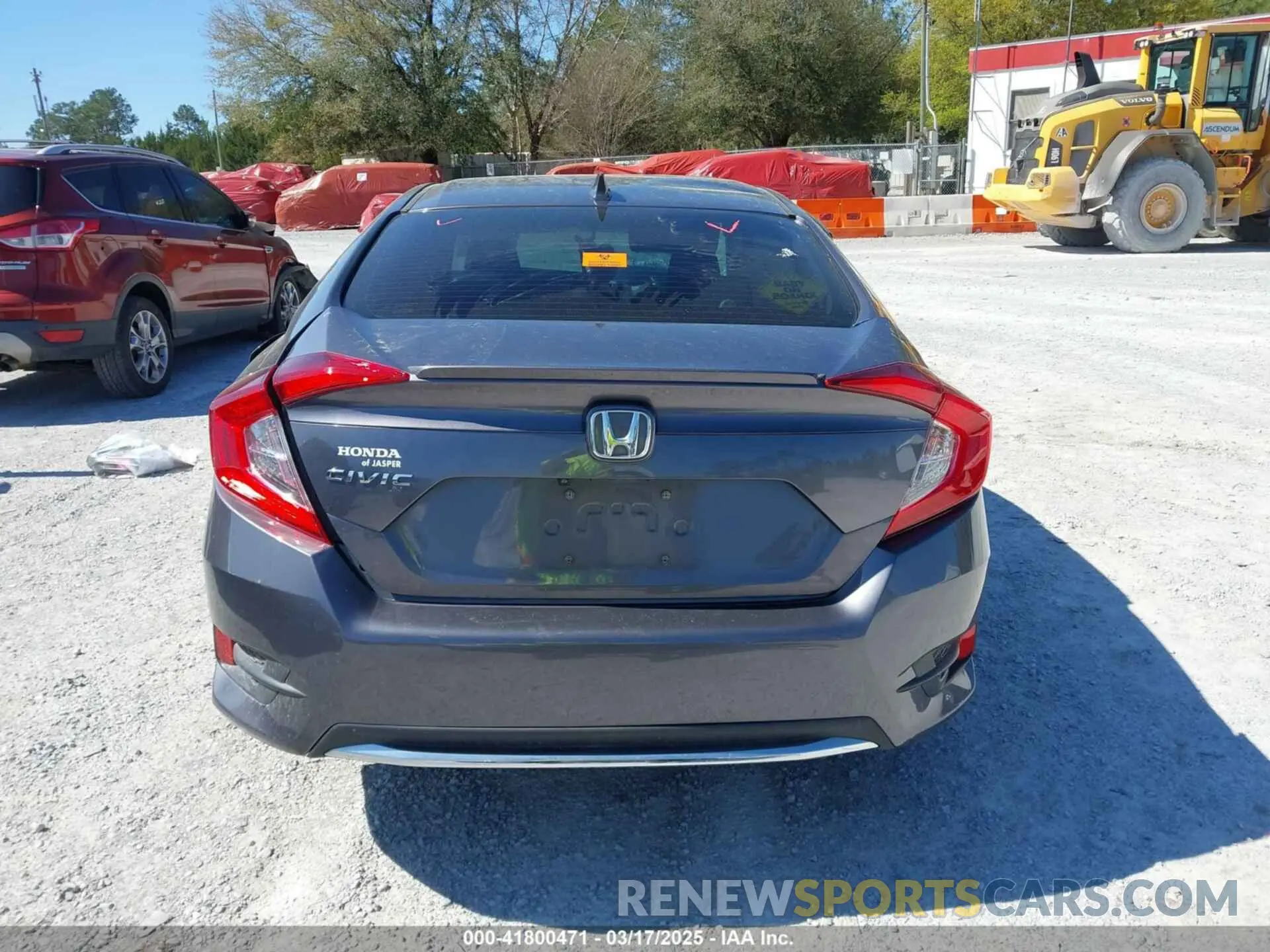 15 fotografías del automóvil dañado 19XFC1F37LE015499 HONDA CIVIC 2020