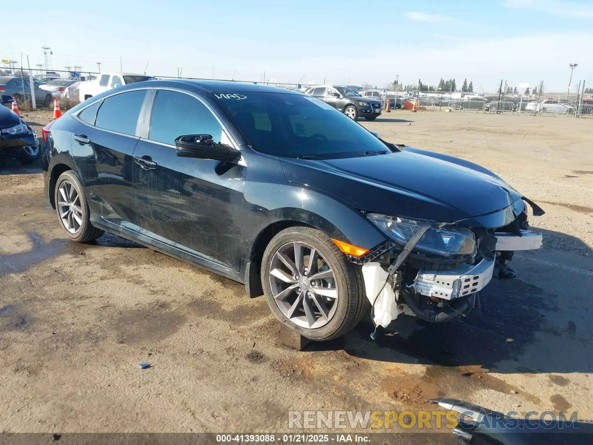 1 fotografías del automóvil dañado 19XFC1F37LE202788 HONDA CIVIC 2020