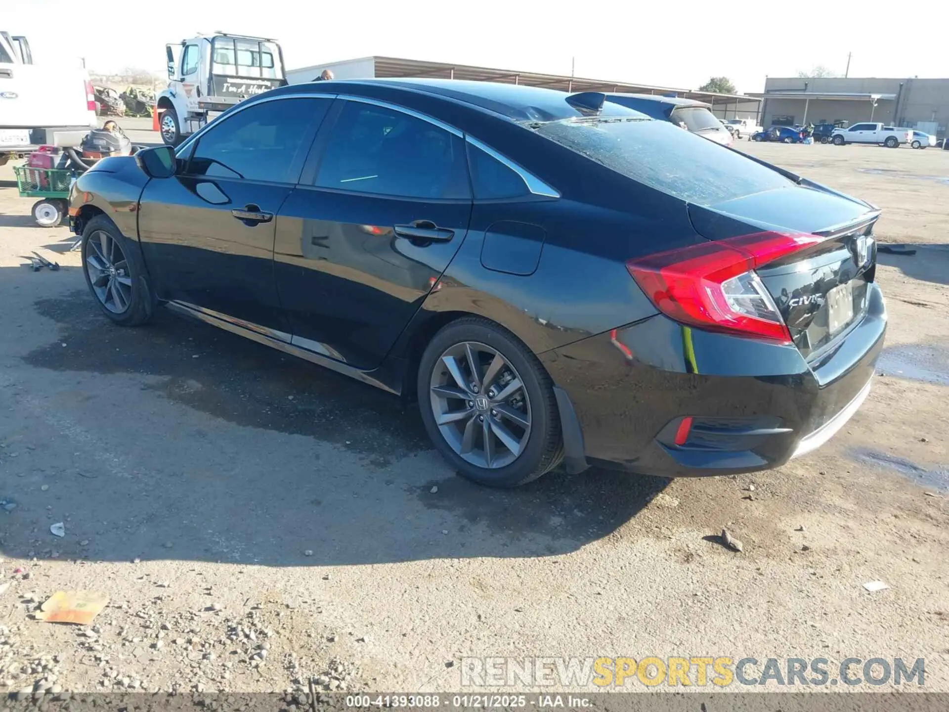 3 fotografías del automóvil dañado 19XFC1F37LE202788 HONDA CIVIC 2020