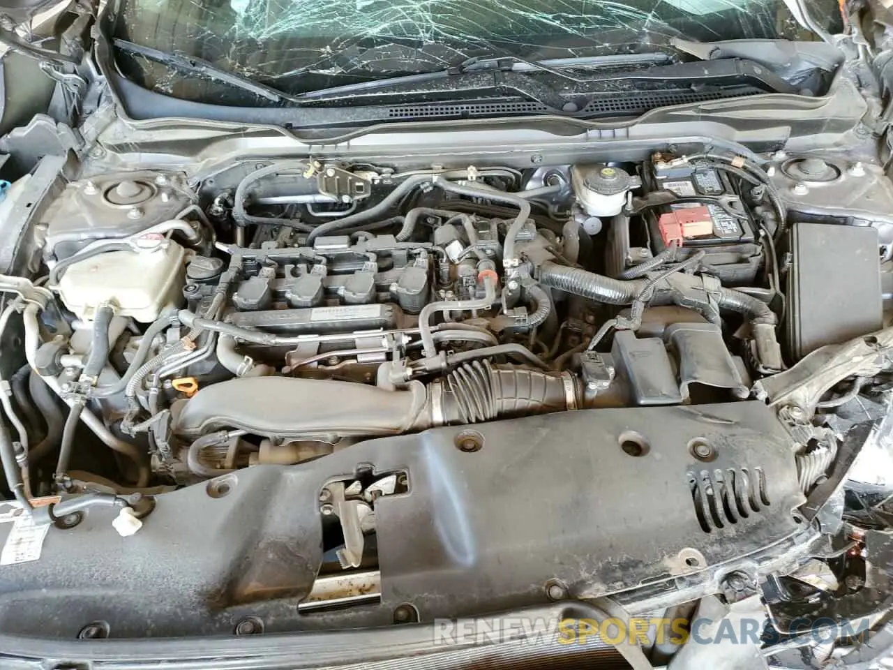 11 fotografías del automóvil dañado 19XFC1F37LE205125 HONDA CIVIC 2020