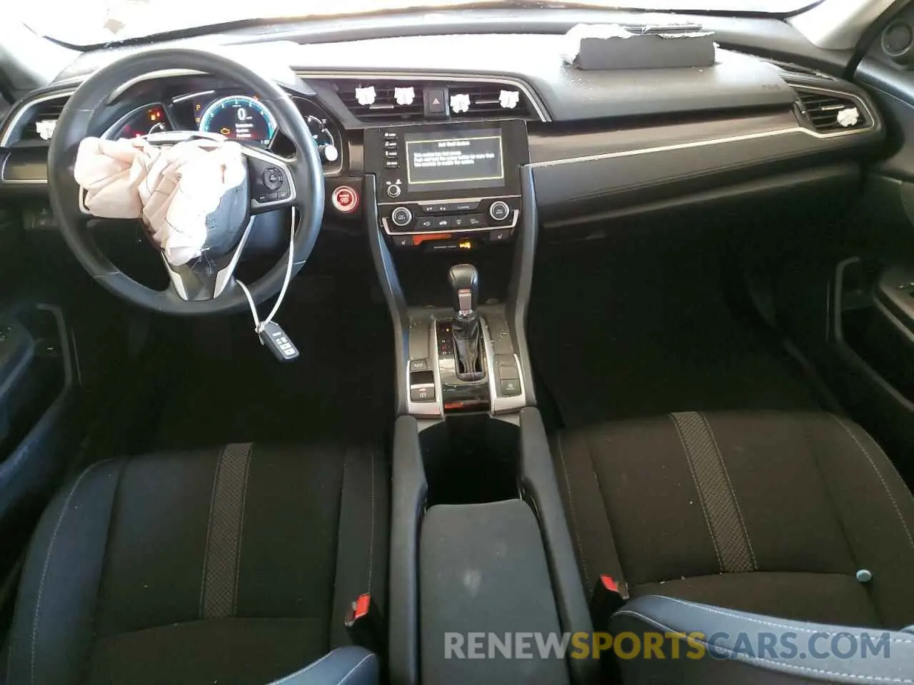 8 fotografías del automóvil dañado 19XFC1F37LE205125 HONDA CIVIC 2020