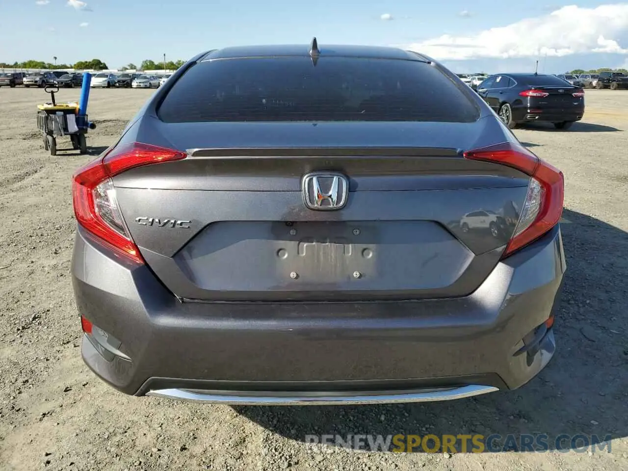 6 fotografías del automóvil dañado 19XFC1F37LE206615 HONDA CIVIC 2020