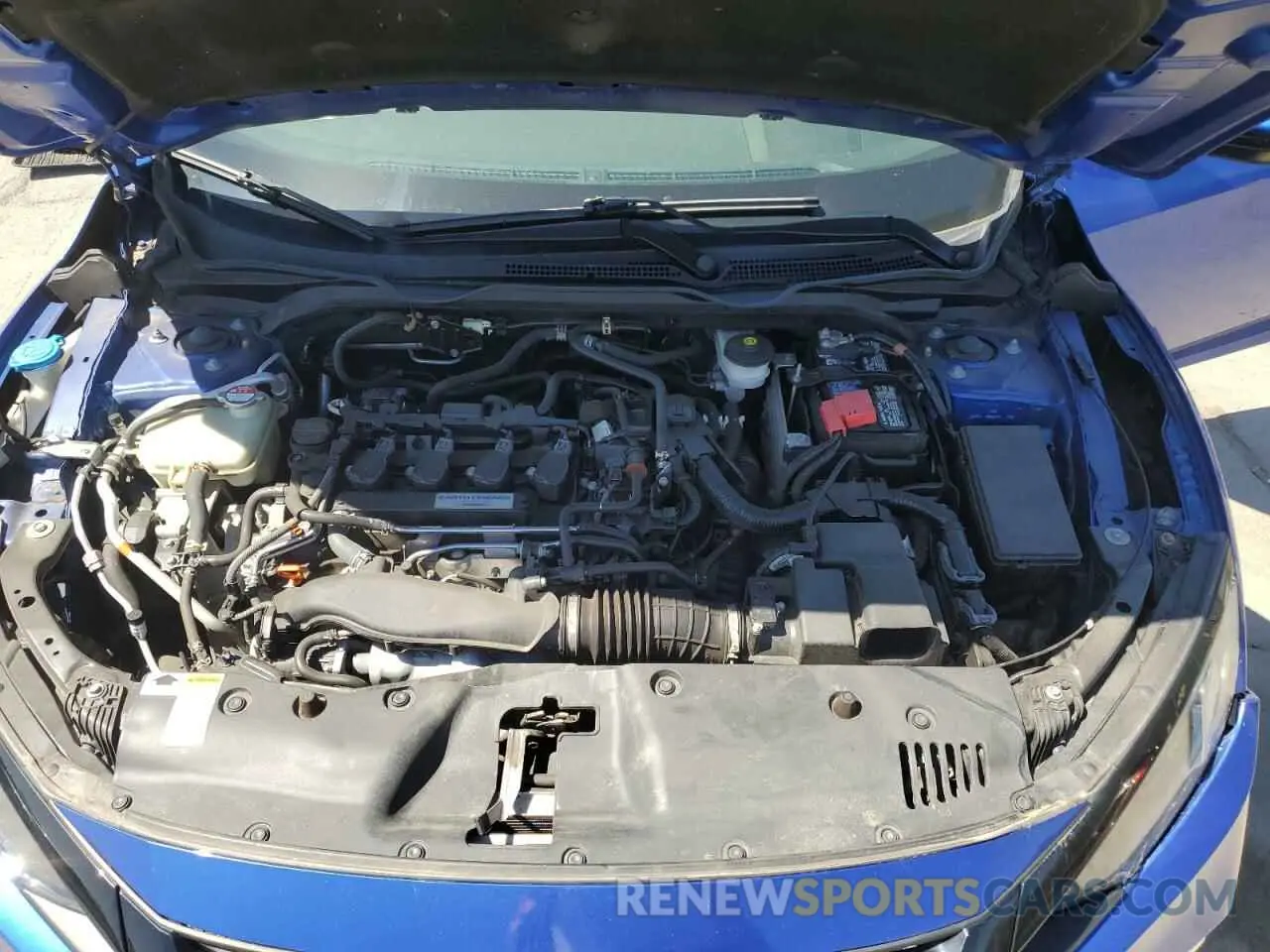 11 fotografías del automóvil dañado 19XFC1F37LE211619 HONDA CIVIC 2020