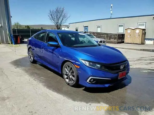 13 fotografías del automóvil dañado 19XFC1F37LE211619 HONDA CIVIC 2020