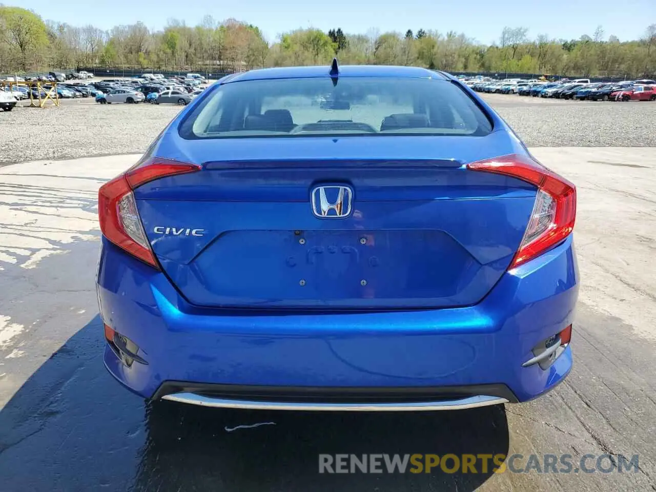 6 fotografías del automóvil dañado 19XFC1F37LE211619 HONDA CIVIC 2020