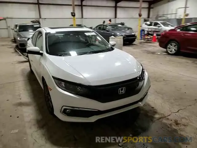 14 fotografías del automóvil dañado 19XFC1F37LE213550 HONDA CIVIC 2020