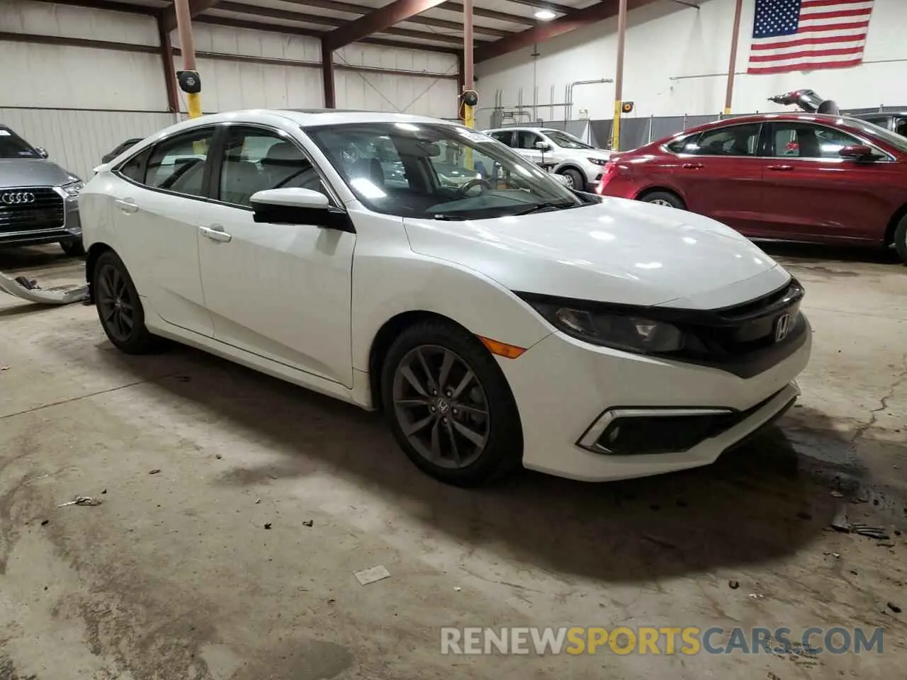 4 fotografías del automóvil dañado 19XFC1F37LE213550 HONDA CIVIC 2020