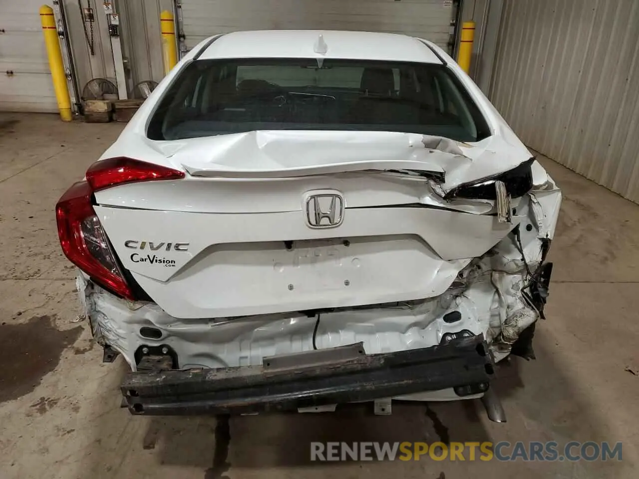 6 fotografías del automóvil dañado 19XFC1F37LE213550 HONDA CIVIC 2020